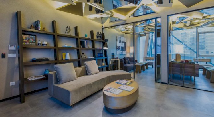 Would you consider setting up an office living space in a waterside residence with a very strong history?